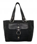 BVLGARIブルガリ）の古着「ロゴマニアハンドバッグ」｜ブラック