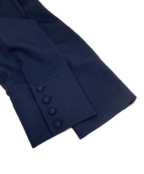 Audire（アウディーレ）Audire (アウディーレ) Catherine flare dress　キャサリンフレアドレス ネイビー サイズ:Ｍの古着・服飾アイテム