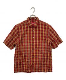 SUPREME（シュプリーム）の古着「25SS Mini Plaid S／S Shirt/25SSミニプレイドS／Sシャツ」｜レッド