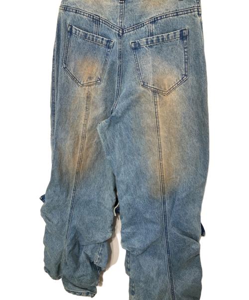 PRANK PROJECT（プランクプロジェクト）PRANK PROJECT (プランクプロジェクト) Faux Boots Denim　ギャザー　フェイクブーツデニム　31251465610 インディゴ サイズ:38の古着・服飾アイテム