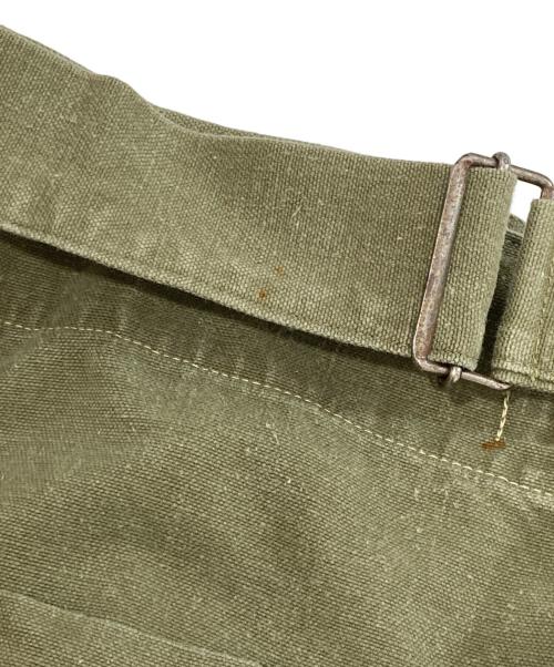 French Army（フランス軍）French Army (フランス軍) M-35 ベルテッドモーターサイクルパンツ グリーン サイズ:不明の古着・服飾アイテム