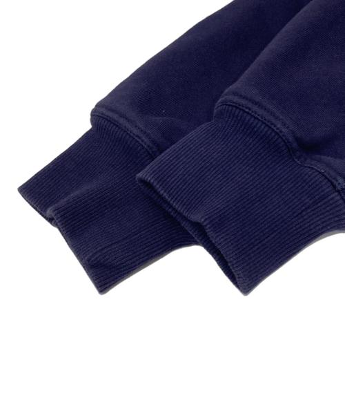 Maison Margiela（メゾンマルジェラ）Maison Margiela (メゾンマルジェラ) LOGO CREW NECK SWEAT(ロゴクルーネックスウェット) 21SS S50GU0166 ネイビー サイズ:48の古着・服飾アイテム