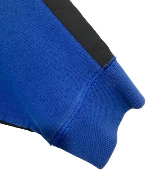 COACH（コーチ）COACH (コーチ) ナイロン スイッチング クルーネックスウェット　89748 ブルー サイズ:Lの古着・服飾アイテム