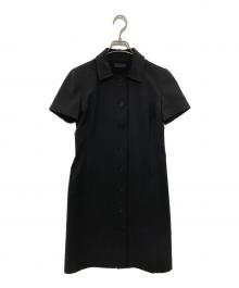 PRADA（プラダ）の古着「ストレッチワンピース　半袖ワンピース」｜ブラック