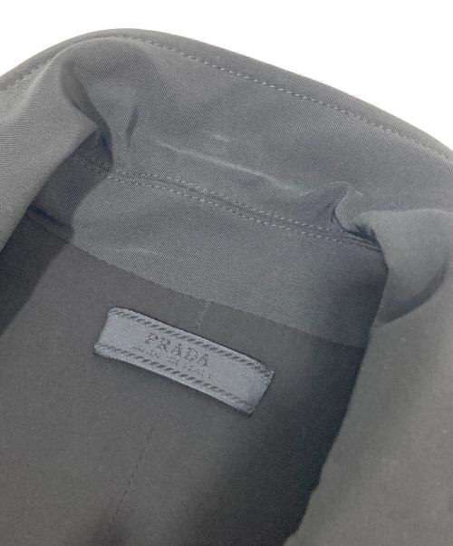 PRADA（プラダ）PRADA (プラダ) ストレッチワンピース　半袖ワンピース ブラック サイズ:42の古着・服飾アイテム