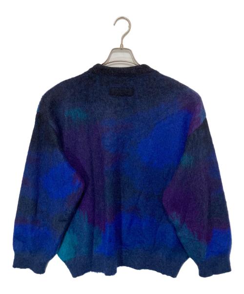 stein（シュタイン）stein (シュタイン) OVERSIZED GRADATION MOHAIR LS オーバーサイズド グラデーション モヘア エルエス ST.698 ネイビー サイズ:Sの古着・服飾アイテム