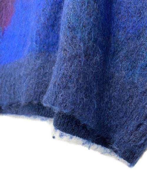 stein（シュタイン）stein (シュタイン) OVERSIZED GRADATION MOHAIR LS オーバーサイズド グラデーション モヘア エルエス ST.698 ネイビー サイズ:Sの古着・服飾アイテム