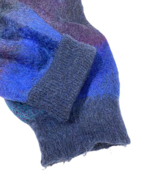 stein（シュタイン）stein (シュタイン) OVERSIZED GRADATION MOHAIR LS オーバーサイズド グラデーション モヘア エルエス ST.698 ネイビー サイズ:Sの古着・服飾アイテム