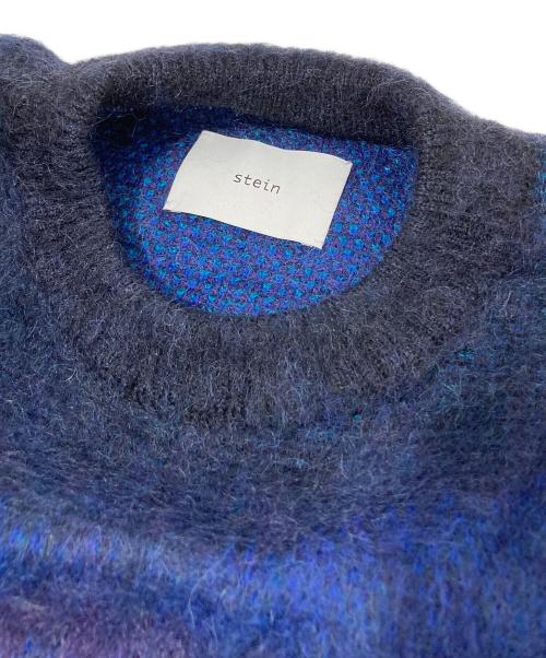stein（シュタイン）stein (シュタイン) OVERSIZED GRADATION MOHAIR LS オーバーサイズド グラデーション モヘア エルエス ST.698 ネイビー サイズ:Sの古着・服飾アイテム