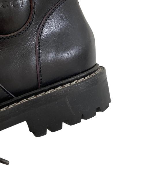 GUCCI（グッチ）GUCCI (グッチ) レザートレッキングブーツ　LEATHER HIKING BOOTS ブラック サイズ:5の古着・服飾アイテム