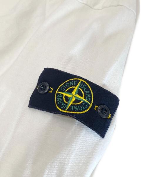 STONE ISLAND（ストーンアイランド）STONE ISLAND (ストーンアイランド) HEAVY COTTON JERSEY GARMENT DYED  ヘヴィー コットン ジャージー / ガーメントダイ / クルーネックスウェット 761563750 ホワイト サイズ:XLの古着・服飾アイテム