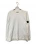 STONE ISLAND（ストーンアイランド）の古着「HEAVY COTTON JERSEY GARMENT DYED  ヘヴィー コットン ジャージー / ガーメントダイ / クルーネックスウェット 761563750」｜ホワイト