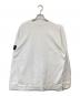STONE ISLAND (ストーンアイランド) HEAVY COTTON JERSEY GARMENT DYED  ヘヴィー コットン ジャージー / ガーメントダイ / クルーネックスウェット 761563750 ホワイト サイズ:XL：24000円