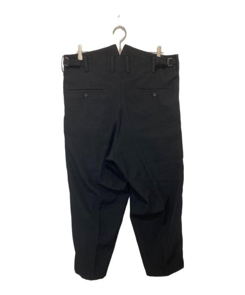 Yohji Yamamoto pour homme（ヨウジヤマモト プールオム）Yohji Yamamoto pour homme (ヨウジヤマモト プールオム) ARMY GABARDINE POCKET PANTS ウールパンツ 22AW HE-P22-101 ブラック サイズ:2の古着・服飾アイテム