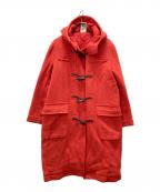 Traditional Weatherwearトラディショナルウェザーウェア）の古着「ロングダッフルコート」｜レッド