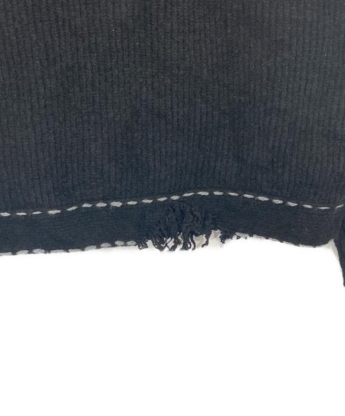 NEIGHBORHOOD（ネイバーフッド）NEIGHBORHOOD (ネイバーフッド) PHINGERIN (フィンガリン) PG1 SAVAGE KNITニットカーディガン　PD-242-NH-KN-011 ブラック サイズ:Lの古着・服飾アイテム