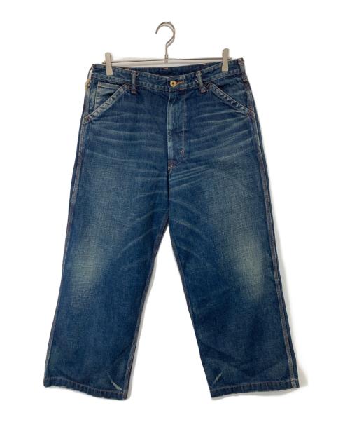 BY GLAD HAND（バイ グラッド ハンド）BY GLAD HAND (バイ グラッド ハンド) LIZZY - DENIM TROUSERS（リジーデニムトラウザーズ）　BYGH-23-AW-12 インディゴ サイズ:Lの古着・服飾アイテム