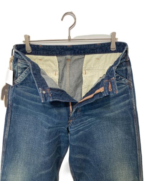 BY GLAD HAND（バイ グラッド ハンド）BY GLAD HAND (バイ グラッド ハンド) LIZZY - DENIM TROUSERS（リジーデニムトラウザーズ）　BYGH-23-AW-12 インディゴ サイズ:Lの古着・服飾アイテム