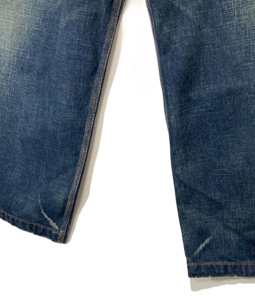 BY GLAD HAND（バイ グラッド ハンド）BY GLAD HAND (バイ グラッド ハンド) LIZZY - DENIM TROUSERS（リジーデニムトラウザーズ）　BYGH-23-AW-12 インディゴ サイズ:Lの古着・服飾アイテム