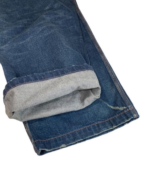 BY GLAD HAND（バイ グラッド ハンド）BY GLAD HAND (バイ グラッド ハンド) LIZZY - DENIM TROUSERS（リジーデニムトラウザーズ）　BYGH-23-AW-12 インディゴ サイズ:Lの古着・服飾アイテム