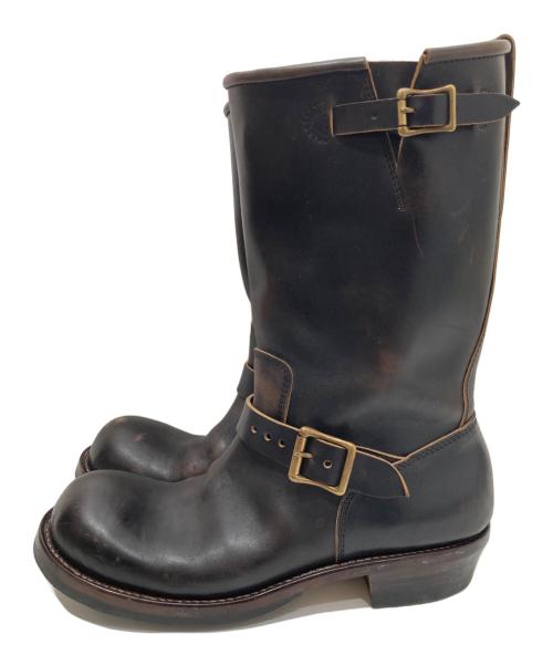 ヒラキヒミ（ヒラキヒミ）ヒラキヒミ (ヒラキヒミ) エンジニアブーツ Punk Rock ブラック サイズ:28cmの古着・服飾アイテム