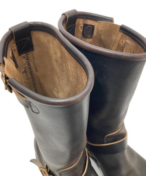 ヒラキヒミ（ヒラキヒミ）ヒラキヒミ (ヒラキヒミ) エンジニアブーツ Punk Rock ブラック サイズ:28cmの古着・服飾アイテム