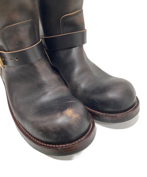 ヒラキヒミ（ヒラキヒミ）ヒラキヒミ (ヒラキヒミ) エンジニアブーツ Punk Rock ブラック サイズ:28cmの古着・服飾アイテム