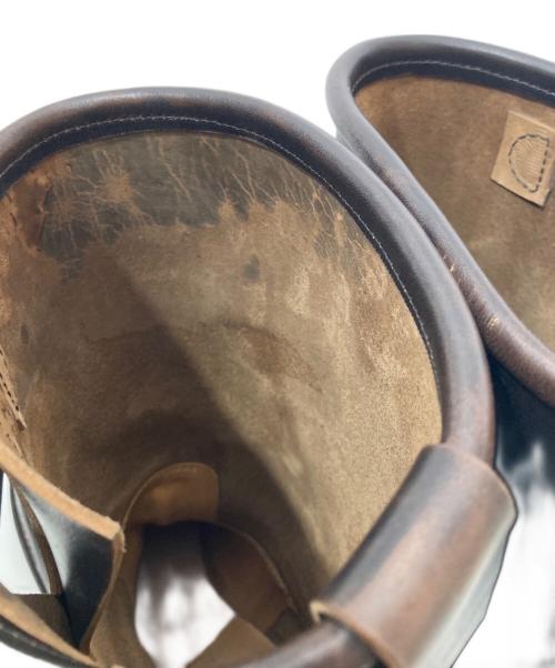 ヒラキヒミ（ヒラキヒミ）ヒラキヒミ (ヒラキヒミ) エンジニアブーツ Punk Rock ブラック サイズ:28cmの古着・服飾アイテム