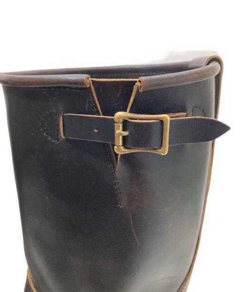 ヒラキヒミ（ヒラキヒミ）ヒラキヒミ (ヒラキヒミ) エンジニアブーツ Punk Rock ブラック サイズ:28cmの古着・服飾アイテム