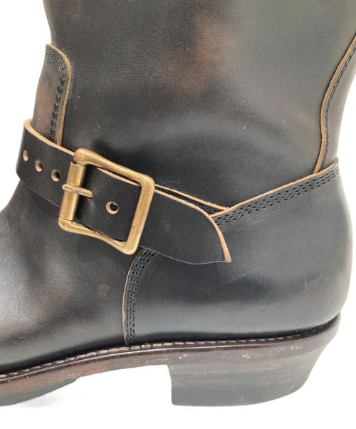 ヒラキヒミ（ヒラキヒミ）ヒラキヒミ (ヒラキヒミ) エンジニアブーツ Punk Rock ブラック サイズ:28cmの古着・服飾アイテム