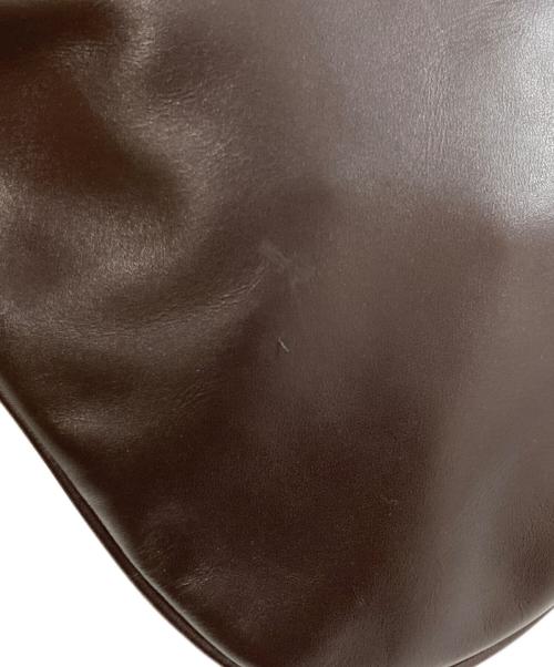 cisei（シセイ）cisei (シセイ) レザードローストリングバッグ ブラウンの古着・服飾アイテム