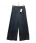 CAMPHOR WOOD（カンファーウッド）の古着「2tuck wide baggy slacks」｜ブラック