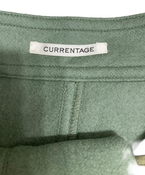 CURRENTAGE（カレンテージ）CURRENTAGE (カレンテージ) ウールスリットスカート グリーン サイズ:1の古着・服飾アイテム