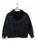 UNDERCOVER (アンダーカバー) フードドッキングデニムジャケット ブラック サイズ:5：33000円