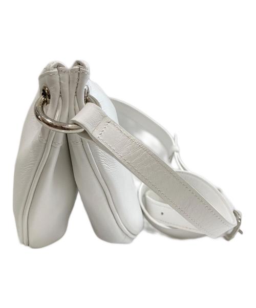 WAKO（ワコー）WAKO (ワコー) MANACO ダブルポシェット マナコ ホワイトの古着・服飾アイテム