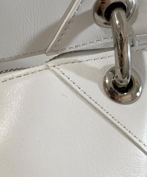 WAKO（ワコー）WAKO (ワコー) MANACO ダブルポシェット マナコ ホワイトの古着・服飾アイテム