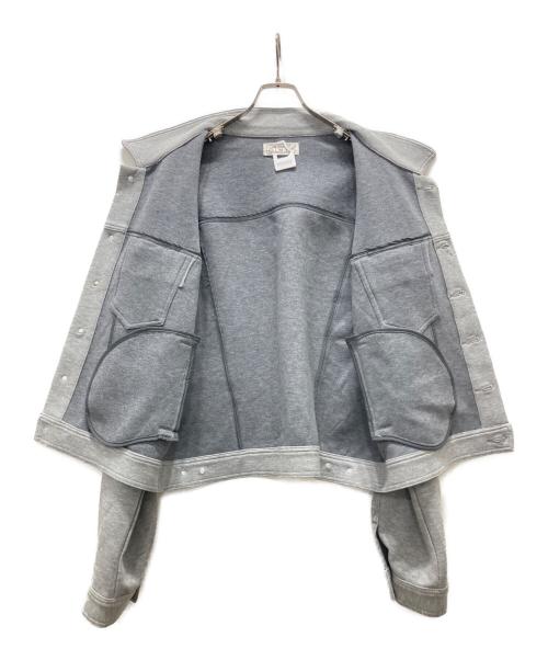 DND4DES（ディーエヌディーフォーデス）DND4DES (ディーエヌディーフォーデス) Wool Knitted Jacket グレー サイズ:記載なしの古着・服飾アイテム