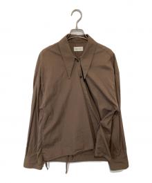 LEMAIRE（ルメール）の古着「ロングカラーシャツ」｜ブラウン