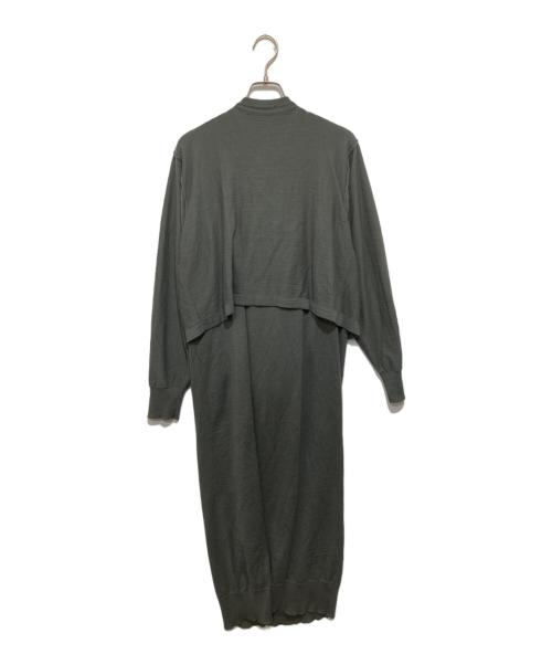 LEMAIRE（ルメール）LEMAIRE (ルメール) ニットワンピース 10203S131W522 グレー サイズ:XSの古着・服飾アイテム