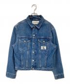 Calvin Kleinカルバンクライン）の古着「Cotton Regular Fit Denim Jacket　コットンレギュラーフィットデニムジャケット　J223849」｜インディゴ