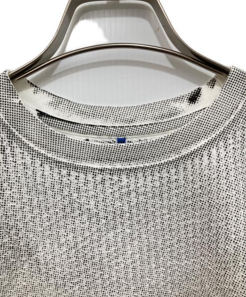 ADER error（アーダーエラー）ADER error (アーダーエラー) ワッフルプリントTシャツ ツインフェイス/BN01SSTS0109OW ホワイト サイズ:Lの古着・服飾アイテム