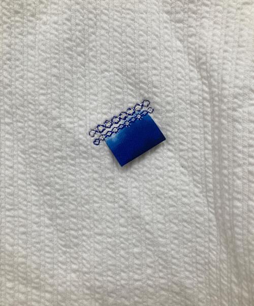 ADER error（アーダーエラー）ADER error (アーダーエラー) ワッフルプリントTシャツ ツインフェイス/BN01SSTS0109OW ホワイト サイズ:Lの古着・服飾アイテム