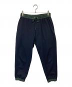 KOLORカラー）の古着「ストレッチイージーパンツ 20WCM-P26202S」｜ブラック