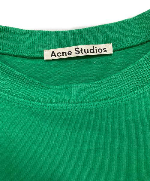 Acne studios（アクネ ストゥディオズ）ACNE STUDIOS (アクネ ストゥディオズ) ロゴプリントtシャツ/FN-MN-TSHI000018 グリーン サイズ:Sの古着・服飾アイテム