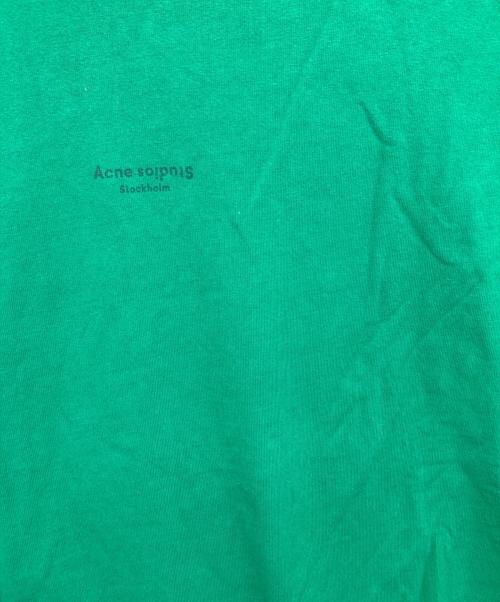 Acne studios（アクネ ストゥディオズ）ACNE STUDIOS (アクネ ストゥディオズ) ロゴプリントtシャツ/FN-MN-TSHI000018 グリーン サイズ:Sの古着・服飾アイテム