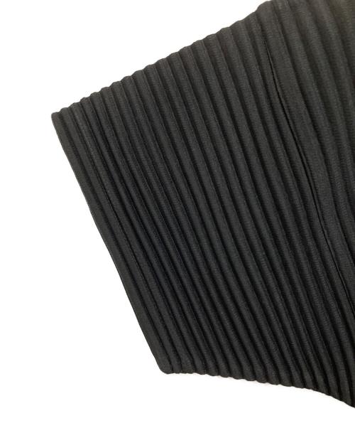 HOMME PLISSE ISSEY MIYAKE（オム プリッセ イッセイ ミヤケ）HOMME PLISSE ISSEY MIYAKE (オム プリッセ イッセイ ミヤケ) プリーツカットソー/HP55JK020 ブラック サイズ:2の古着・服飾アイテム