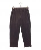 HOMME PLISSE ISSEY MIYAKEオム プリッセ イッセイ ミヤケ）の古着「プリーツパンツ イージーパンツ　PLEATS PANTS　EASY PANTS HP13JF174」｜ブラウン