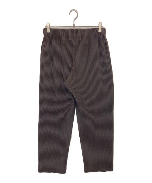 HOMME PLISSE ISSEY MIYAKE（オム プリッセ イッセイ ミヤケ）HOMME PLISSE ISSEY MIYAKE (オム プリッセ イッセイ ミヤケ) プリーツパンツ イージーパンツ　PLEATS PANTS　EASY PANTS HP13JF174 ブラウン サイズ:2の古着・服飾アイテム