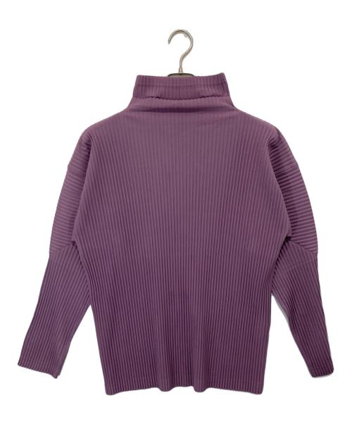 HOMME PLISSE ISSEY MIYAKE（オム プリッセ イッセイ ミヤケ）HOMME PLISSE ISSEY MIYAKE (オム プリッセ イッセイ ミヤケ) プリーツカットソー  HP13JK173 パープル サイズ:3の古着・服飾アイテム