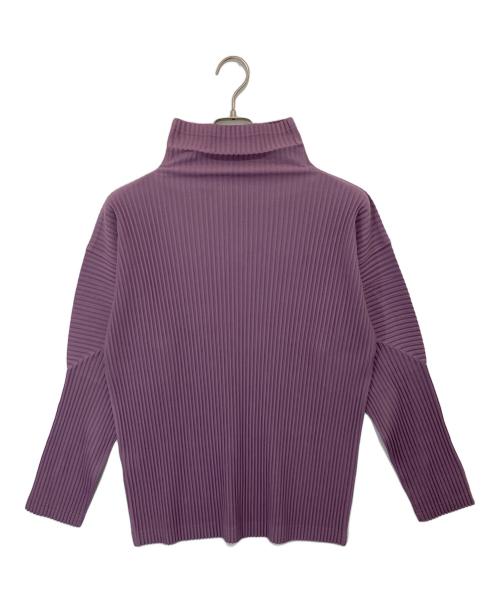HOMME PLISSE ISSEY MIYAKE（オム プリッセ イッセイ ミヤケ）HOMME PLISSE ISSEY MIYAKE (オム プリッセ イッセイ ミヤケ) プリーツカットソー  HP13JK173 パープル サイズ:3の古着・服飾アイテム